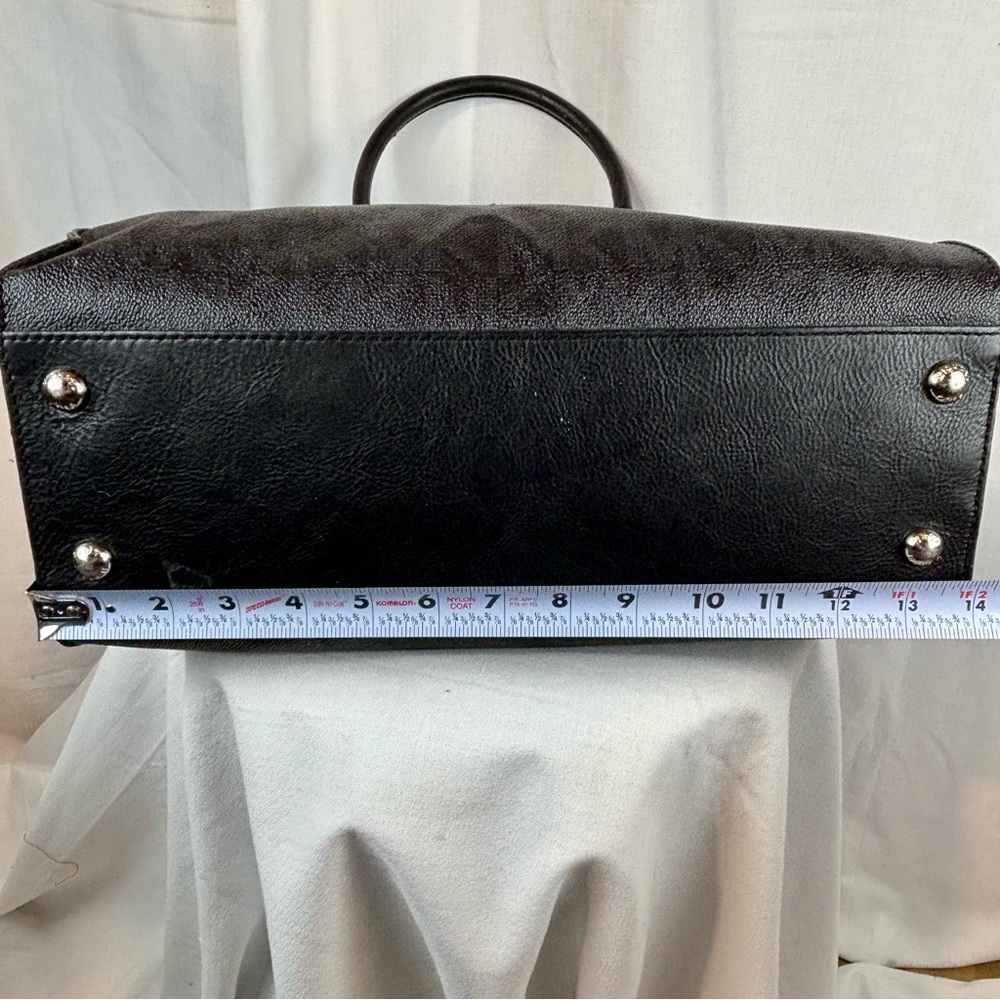 Michael Kors Hamilton Satchel in black saffiano leather - Picture 10 of 14